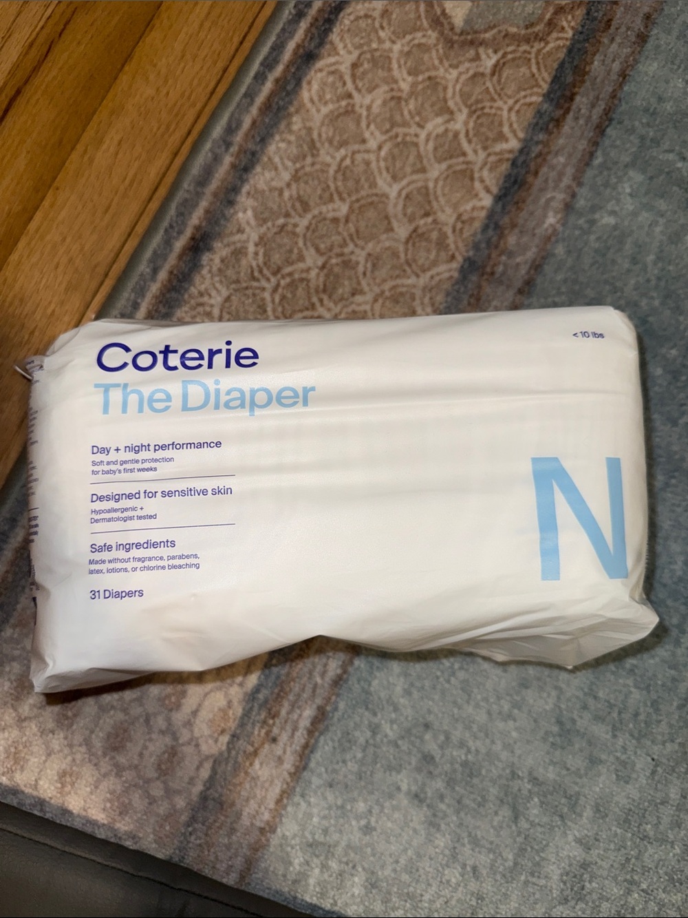 Coterie The Diaper — Newborn Size | 31 Count